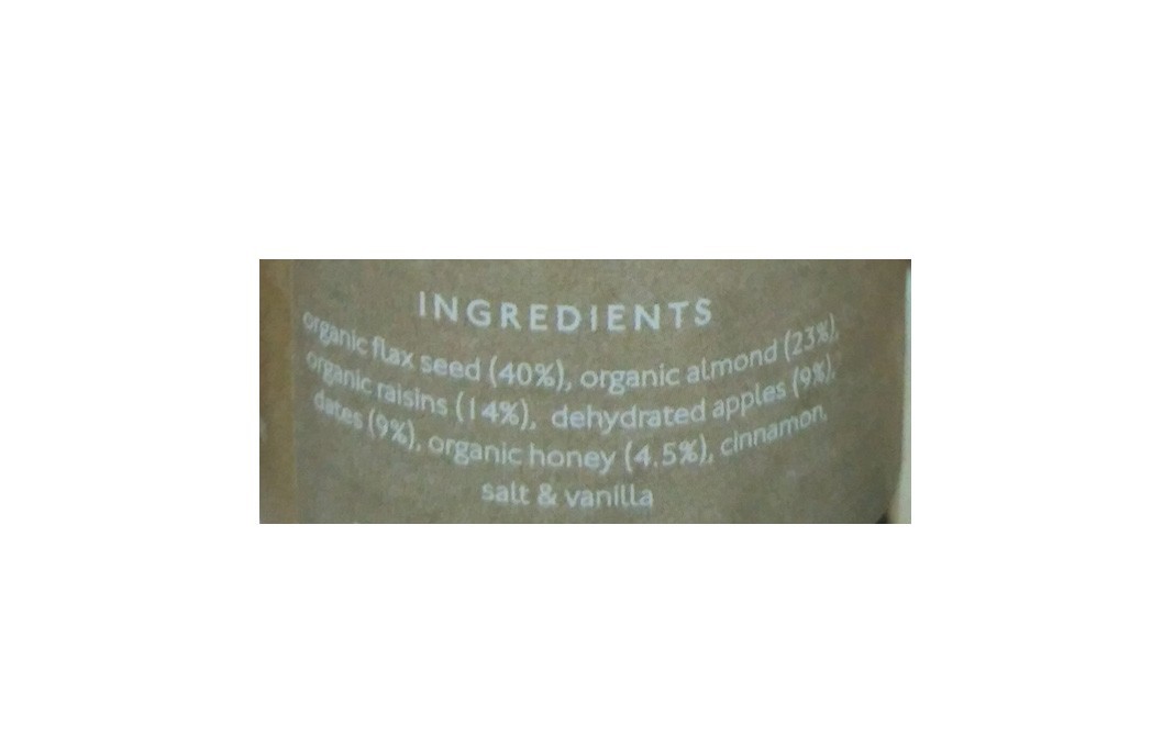 Nourish Organics Nutty Apple Flax Crunch    Jar  90 grams
